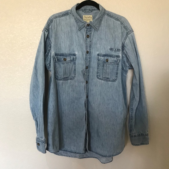 cabelas denim shirt